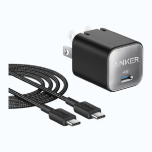 Anker 511 Nano 3 30W USB-C Wall Charger with USB-C Cable