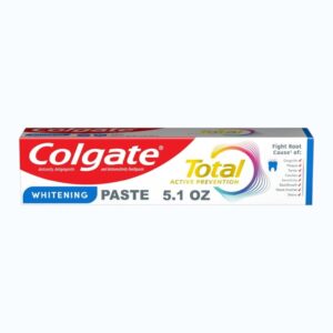 Colgate Total Active Prevention Whitening Toothpaste – 5.1 oz