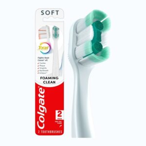 Colgate Total Foaming Clean Soft Toothbrushes – 2 Pack