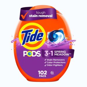 Tide Pods 3 in 1 Spring Meadow – 102 Pacs