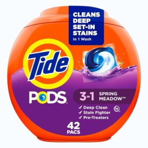 Tide Pods 3 in 1 Spring Meadow – 42 Packs