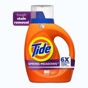 Tide Spring Meadows Liquid Detergent – 80 Loads