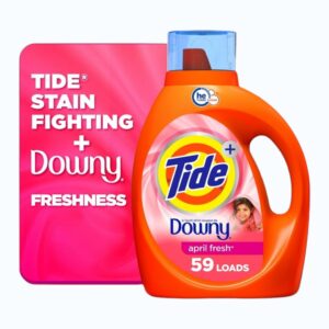 Tide Stain Fighting + Downy Freshness April Fresh – 59 Loads