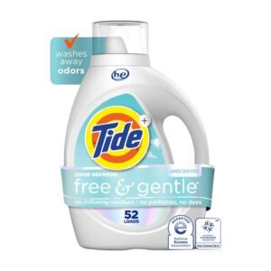 Tide Free & Gentle Liquid Laundry Detergent – 52 Loads