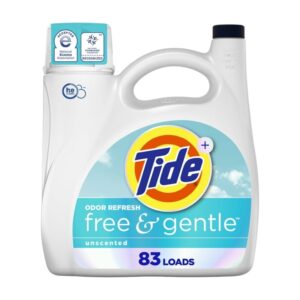 Tide Free & Gentle Liquid Laundry Detergent – 83 Loads