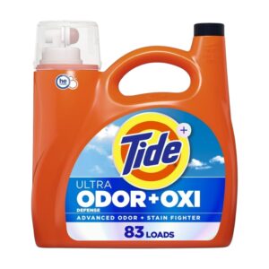 Tide Ultra Odor + Oxi Liquid Laundry Detergent – 83 Loads