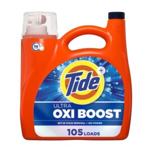 Tide Ultra Oxi Boost Liquid Laundry Detergent – 105 Loads