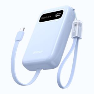UGREEN 20000mAh power bank with USB-C cable for mobile charging and wholesale resale supply