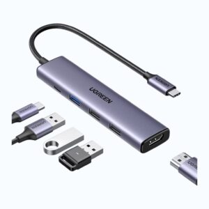 UGREEN USB C Hub 5-in-1 with 4K HDMI and 100W PD for laptop accessory resale